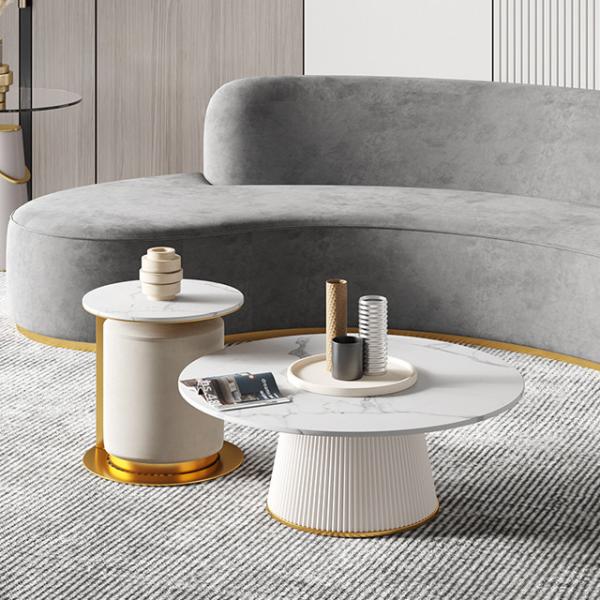 40cm Round Rock Coffee Table