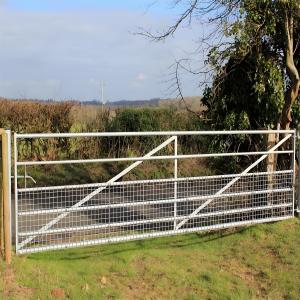 Galvanizado N estilo Velho vedação painel 5ft Wire Mesh Farm Gate vedação painel