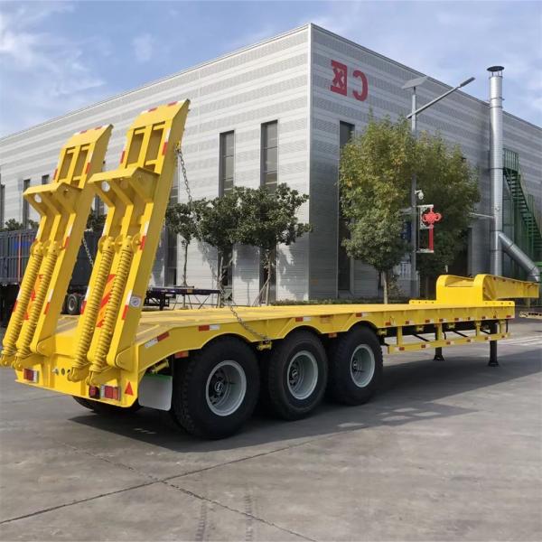 40 Tons To 100 Tons Original Bridge /FUWA/BPW Bridge Low Bed Semi-Trailer (Customized According To Customer Needs)