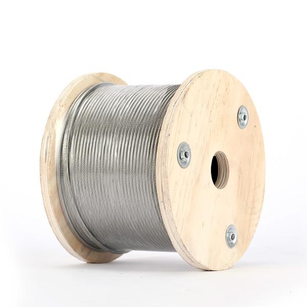Single Strand Rope Stainless Wire Rope / 316 Stainless Steel Wire Rope