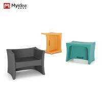 Suporte à personalização Sala de Música Estudantes Poltrona de vários lados, Simples Poltrona de plástico multifuncional Jardim de infância