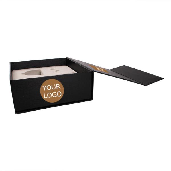 Black Cosmetic Skincare Box Skin Care Essence Cosmetic Paper Gift Boxes