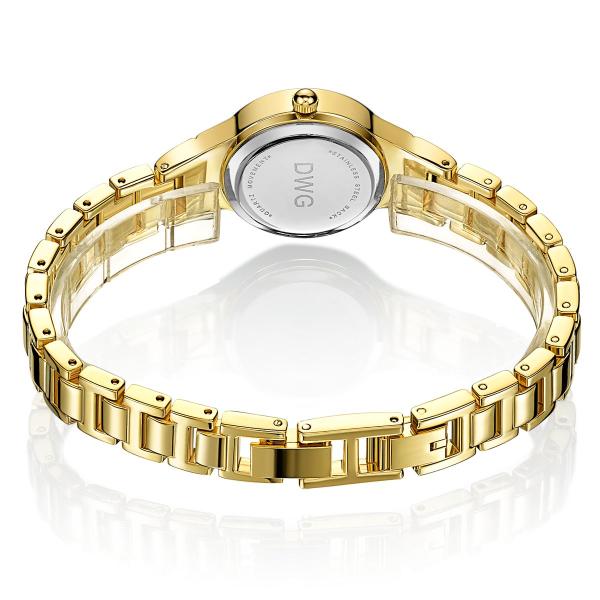 3ATM Waterproof Ladies Quartz Watch OEM Minimalist Gold Watch