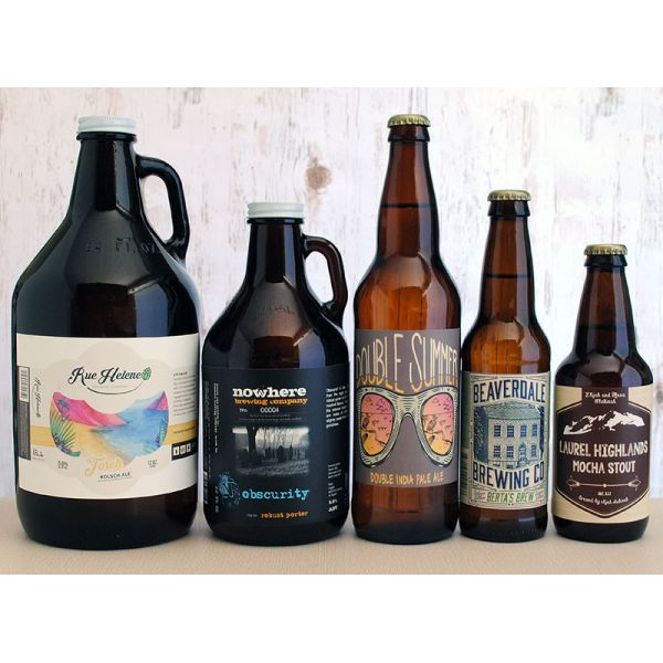 Glossy Waterproof Beer Wine Bottle Sticker Label With Custom Logo