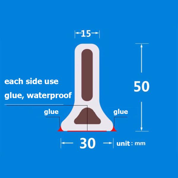 3M лента Силиконовая водоотдерживающая полоска Водяной пробки Душевой барьер