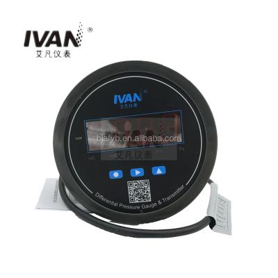 Interruptor de pressão diferencial digital IVANPER 4-20mA com caixa de aço inoxidável