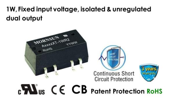 B03_LS-1WR3 DC DC Converter Module 5VDC 24VDC 1W Isolated Unregulated Dual Single Output