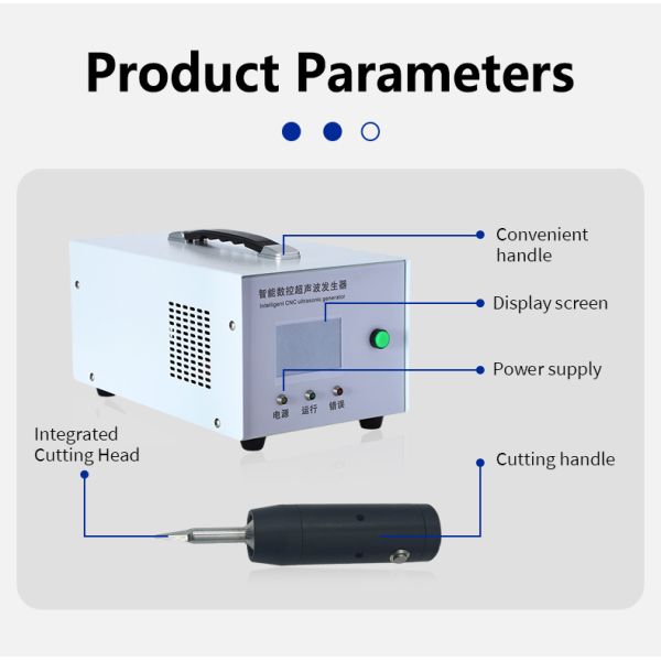 Adjustable Power Handheld Ultrasonic Cutter Industrial Grade For Plastic Materials