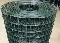 Pvc revestido de cor verde painéis de malha de arame soldado galvanizado aço carbono baixo Q195 grades