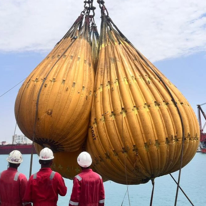 Crane Load Test Water Bags High Strength Fabric Leak Proof Easy Transport
