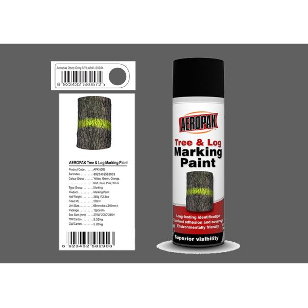 Deep Grey Color Tree Marking Paint Spray Type For Plant APK-8209-3