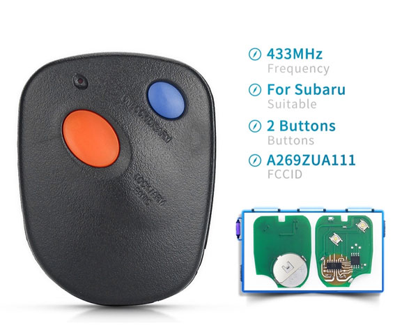 Smart car A269ZUA111, 2 buttons, for Subaru Baja Forester Impreza Legacy Outback, car remote control