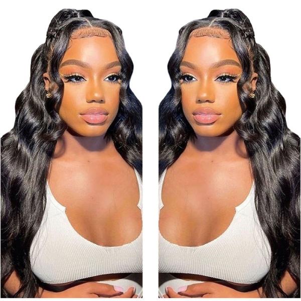 10-24 Inch Brazilian Curly Remy Human Hair Full Lace Wig Hand Tied Transparent French Lace
