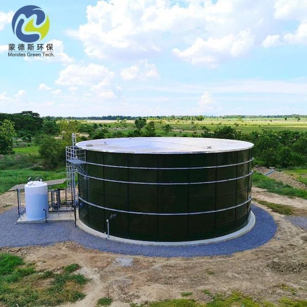 Acid Proof Porcelain Enamel Bolted Tank glass fused to steel GFS Tank For Water Storage