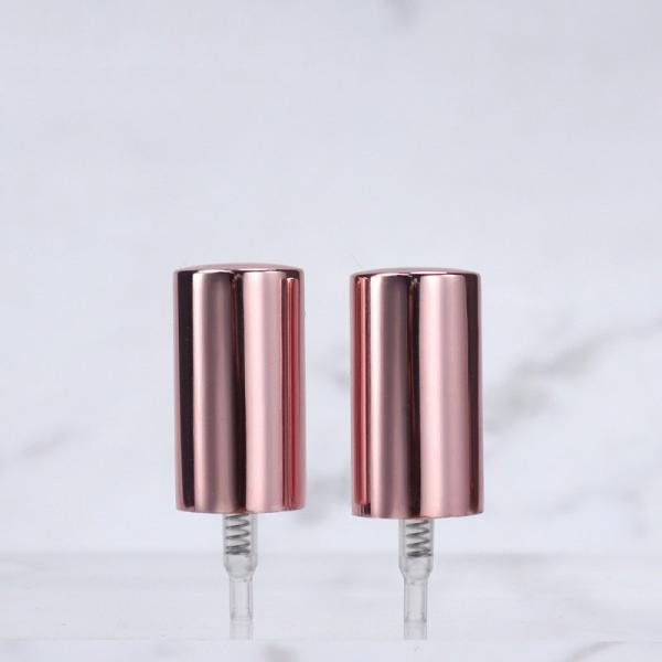 13mm Aluminum Fine Mist Sprayer Pink Perfume Pump With Full Cap