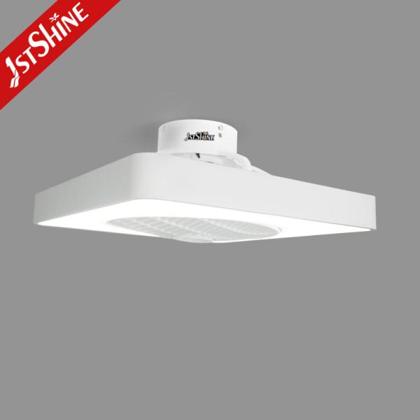 20 polegadas Mini Dimmable Led Ventilador de Tecto 7 PC As lâminas brancas acabado para uso interno