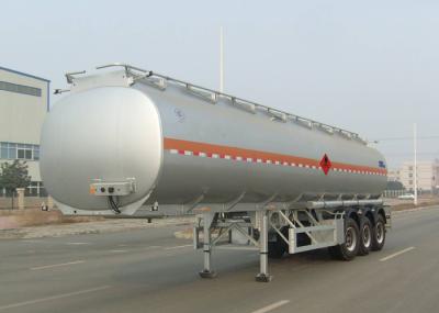 Tri remorque 40000L de réservoir d'Axle Carbon Steel Tanker Trailer, de pétrole et de gazole