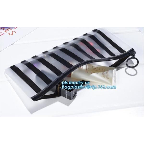 pvc slider bag vinyl Zip lockk bag, vinyl slider Zip lockk waterproof beach bags with zipper, zipper bag vinyl toiletry zipp
