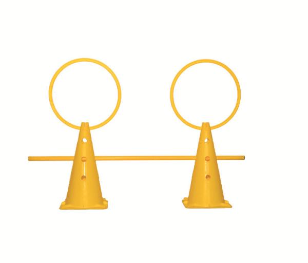 Produits d'entraînement au football Activité sportive en plastique Cones d'agilité avec trous