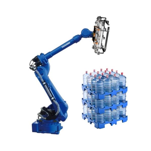 中国ロボットガイド 鉄道と包装 パレット化ロボット ヤスカワ GP180-120 6軸産業ロボット腕