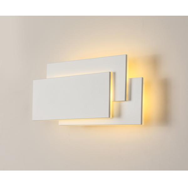 Modern Creative square wall lamp living room staircase bedroom bedside Black/white wall light(WH-OR-259)
