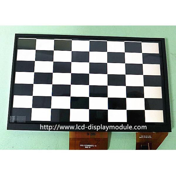 Écran de visualisation de TFT 7 RGB888 de pouce 800 * 480 interface à 12 heures avec l'écran tactile capacitif pour l'automobile