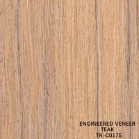 Recon Wood Veneer Of Teak Slice Cut Technics With Straight Grain For For Door Face Lengthened Size 2850mm TK-017S/236S/536S/829S/982S/5410S
