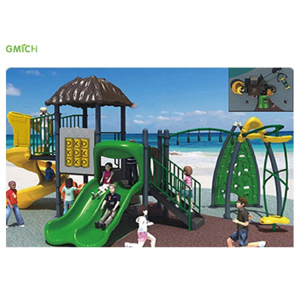 Customiable Eco Friendly Kids Outdoor Playground Equipment 1200*800cm Use Zone