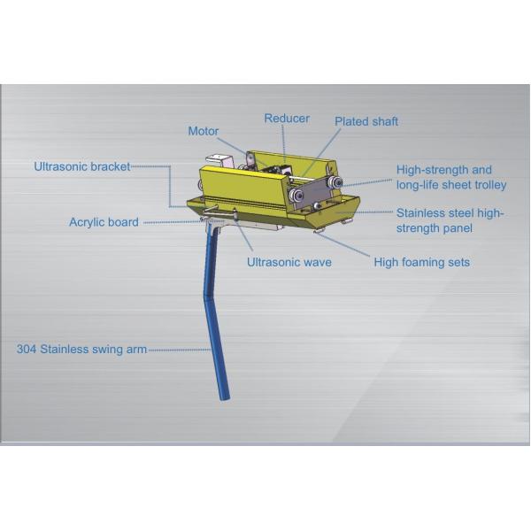 New Risense Single Arm Touchless Car Wash Machine 360 Degree