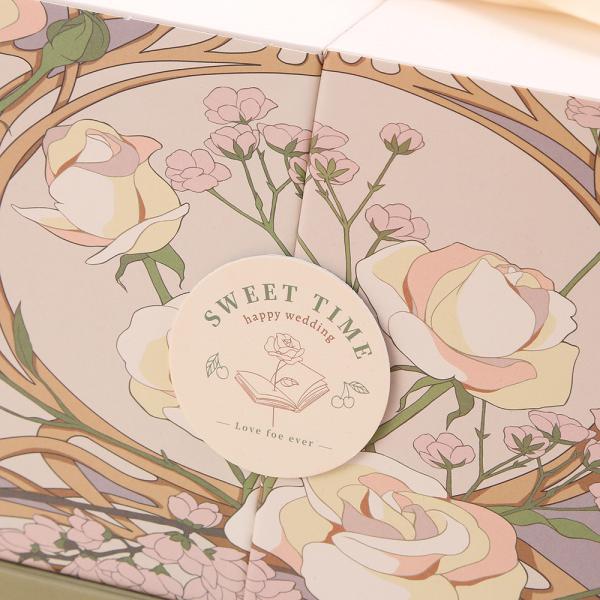 Надушенная свадьбой подарочная коробка Paperboard свечи роскошная с лентой