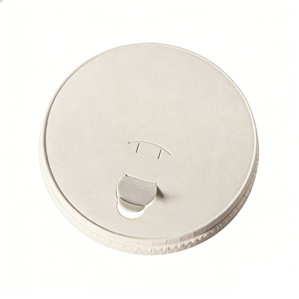 Paper Lid for Paper Cup with PAPER Material and 2.5 oz to 24 oz Capacity Options