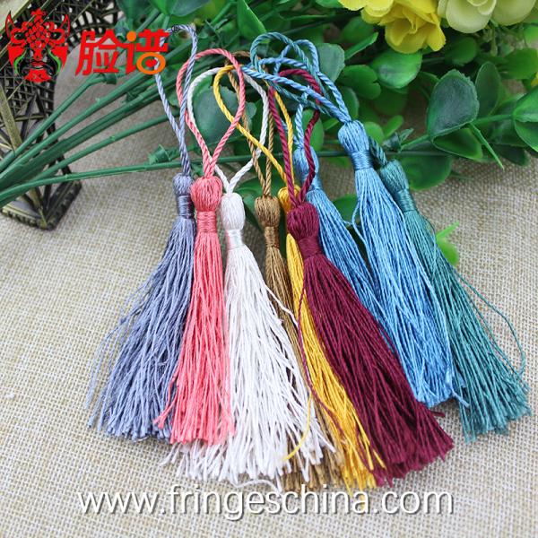Colorful classical wholesale chinese tassels trimming fringe for bookmark