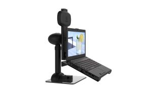 Automatic Lifting Monitor Laptop Stand Arm For Neck Rigidity