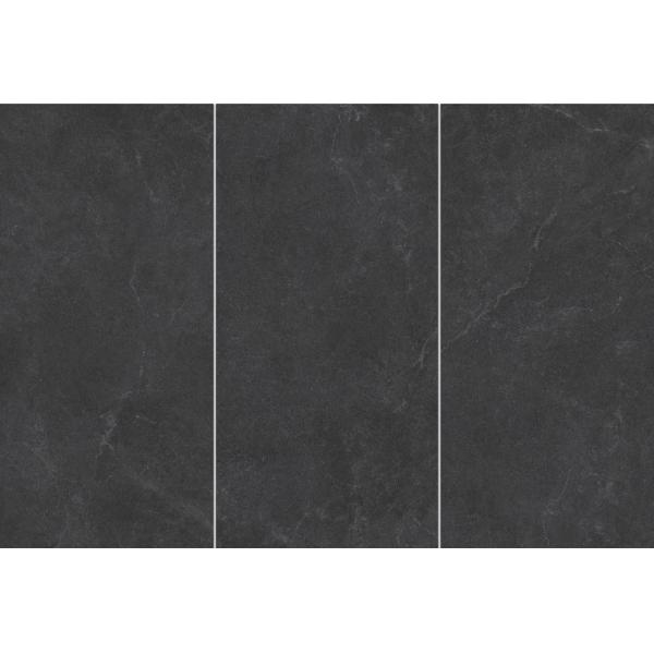 No resbaladizo gris oscuro suave acristalado piso interior 600x1200mm Vintage azulejos de porcelana para cocina