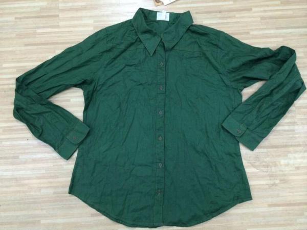 Ladies long sleeve colorful shirts stock