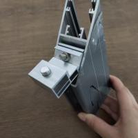 Connexion d'angle de profil en aluminium pour fenêtre 39*60*2 Couleur originale Joints d'angle de fenêtre en aluminium
