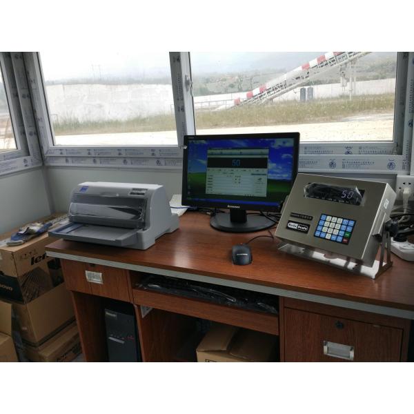 Electronic Digital Industrial Truck Scales Semi Truck Purple Horn 3*12m 50 Ton U Beam Structure