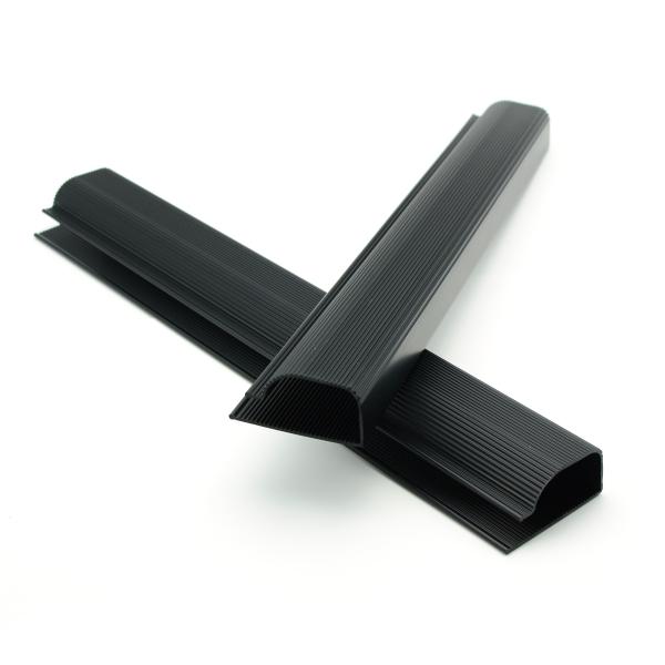 Plastic Cable Conduit J Channel Trunking Profiles Customized