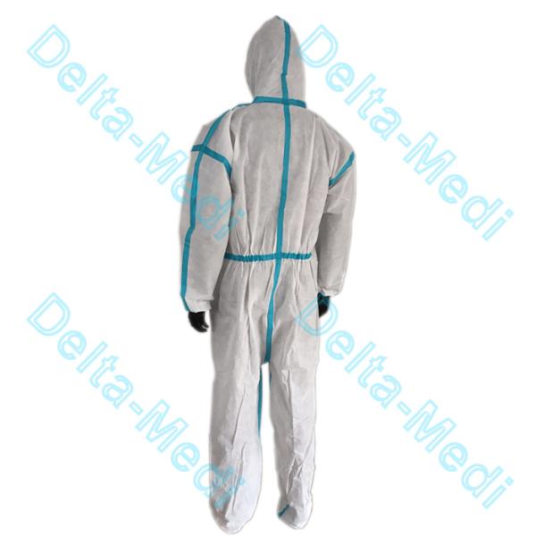 Type 5 Type 6 Disposable Protective Coveralls For Medical Protection