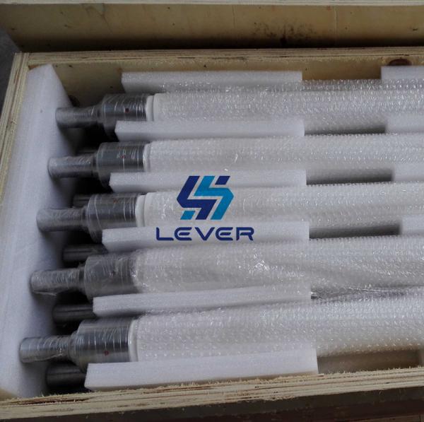 Rolos cerâmicos da fornalha usados no vidro que modera rolos da fornalha de Tamglass da fornalha