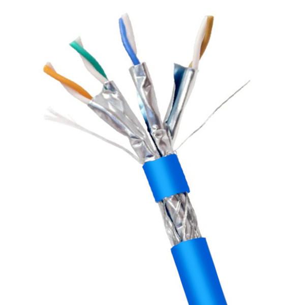 23AWG SFTP CAT6A Cable CPR PVC Dca-S2 D2 A1 10Gbps High Speed Network Cable 1000FT