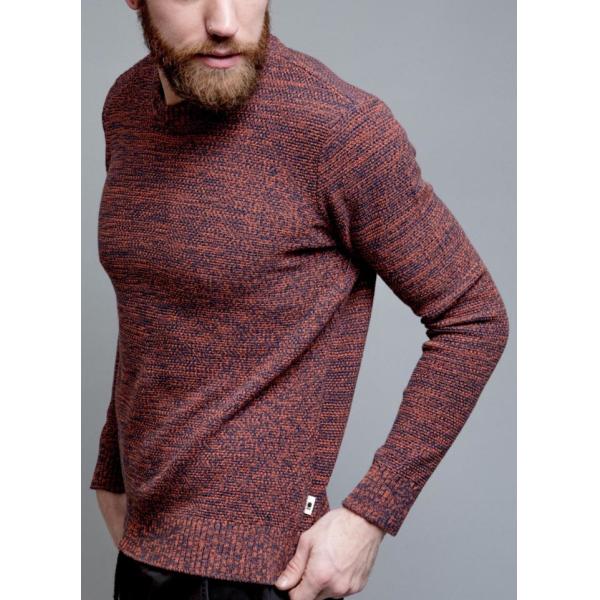 Adult Easy Crochet Pullover Sweater , Marl Texture Lightweight Pullover Sweater