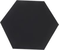 30x30cm Hexagon Black Canvas Boards Matte Finish para artistas de pintura