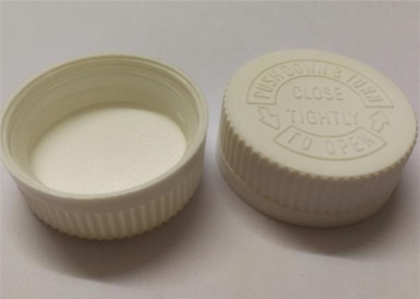 Child proof cap 28mm 32mm child resistant pp cap push and turn cap