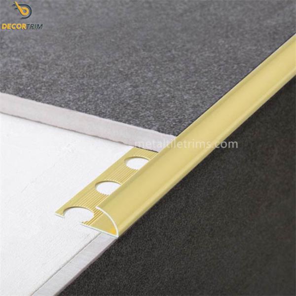 Non Slip Aluminium Floor Edging 12.5mm×32mm×2600mm Quadrant Edge Trim