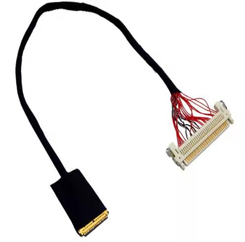HRS DF13-30DS-1.25C à DF14-20S-1.25C 20 broches 30 broches 40 broches 50 broches 60 broches Assemblage de câble LCD personnalisé pour le panneau LCD