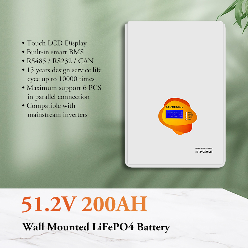Indoor Wall Mount Solar Energy Storage Lithium Battery For Off-Grid System
