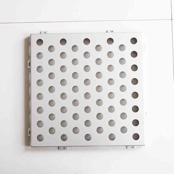 Carbon Steel Perforated Steel Sheet , Punched Steel Sheet For Store Displays
