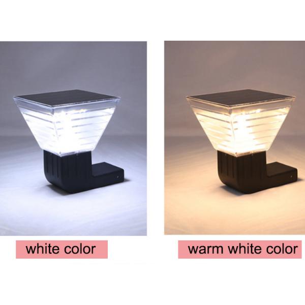 Square Solar Wall Lights Outdoor Waterproof Solar Modern Style Simple Garden Villa LED Wall Lamp