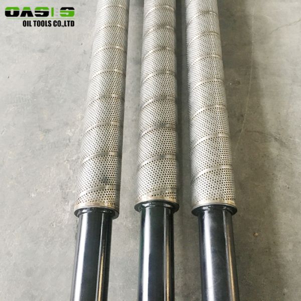 Sand Control Premium Screen , 14mm Hole Slotted Bore Casing For Oil / Gas Well